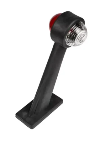 Benson Breedtelamp Rubber Schuine Positie Rood en Wit Actieprijs